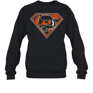 Cincinnati Bengals Raiders Superman 2021 Sweatshirt